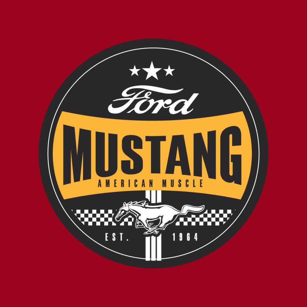 Ford Mustang American Muscle Est 1964 Icon Men's T-Shirt-ALL + EVERY