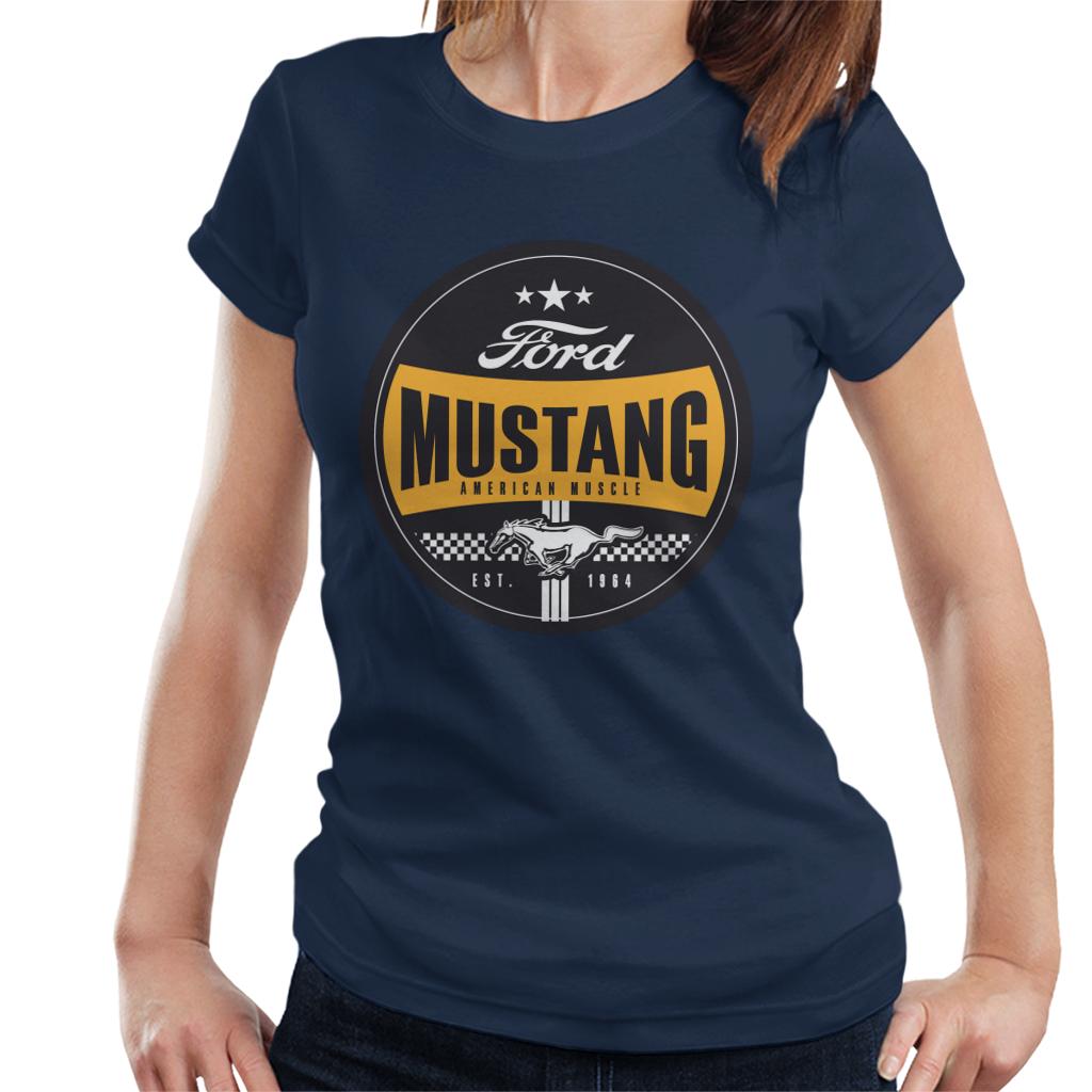 Ford Mustang American Muscle Est 1964 Icon Women's T-Shirt-ALL + EVERY