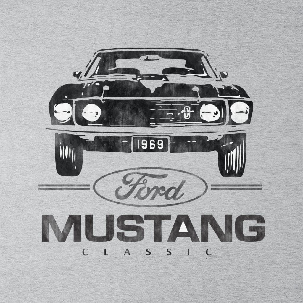 Ford Mustang Classic 1969 Plate Men's T-Shirt-ALL + EVERY