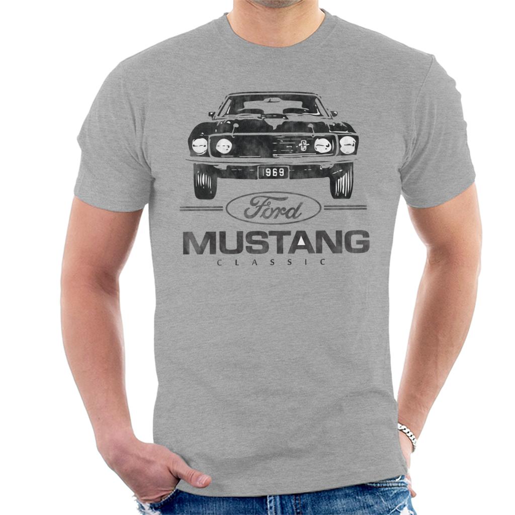 Ford Mustang Classic 1969 Plate Men's T-Shirt-ALL + EVERY