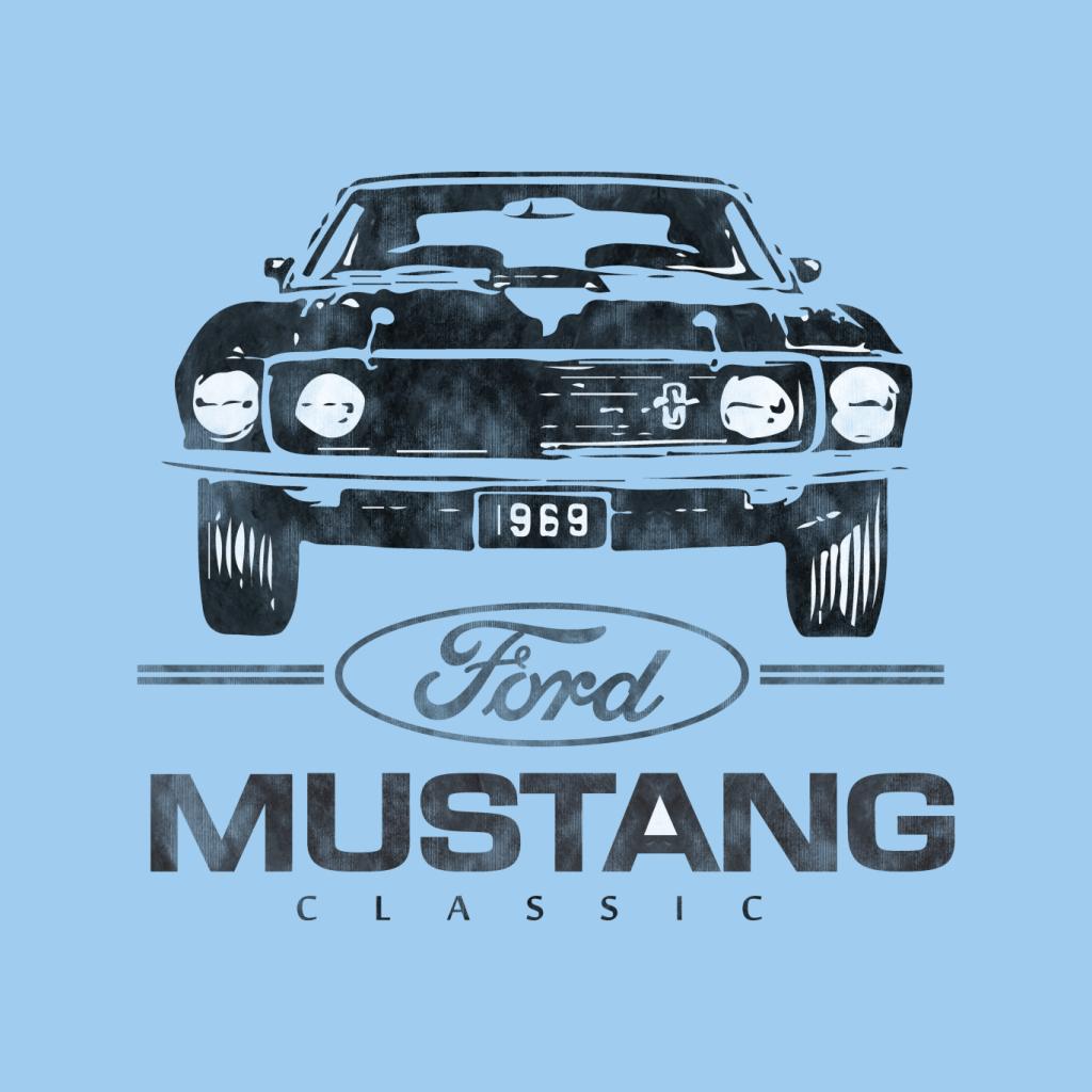 Ford Mustang Classic 1969 Plate Men's T-Shirt-ALL + EVERY