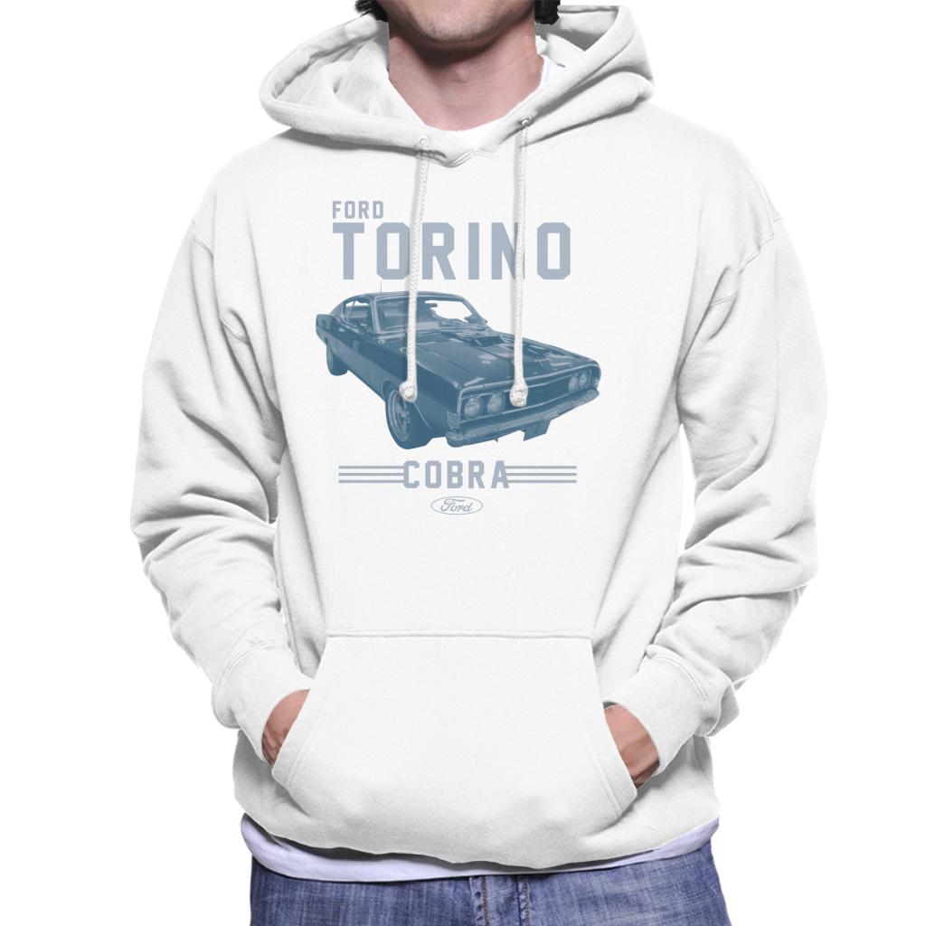 Ford Torino Cobra Men's Hooded Sweatshirt-ALL + EVERY