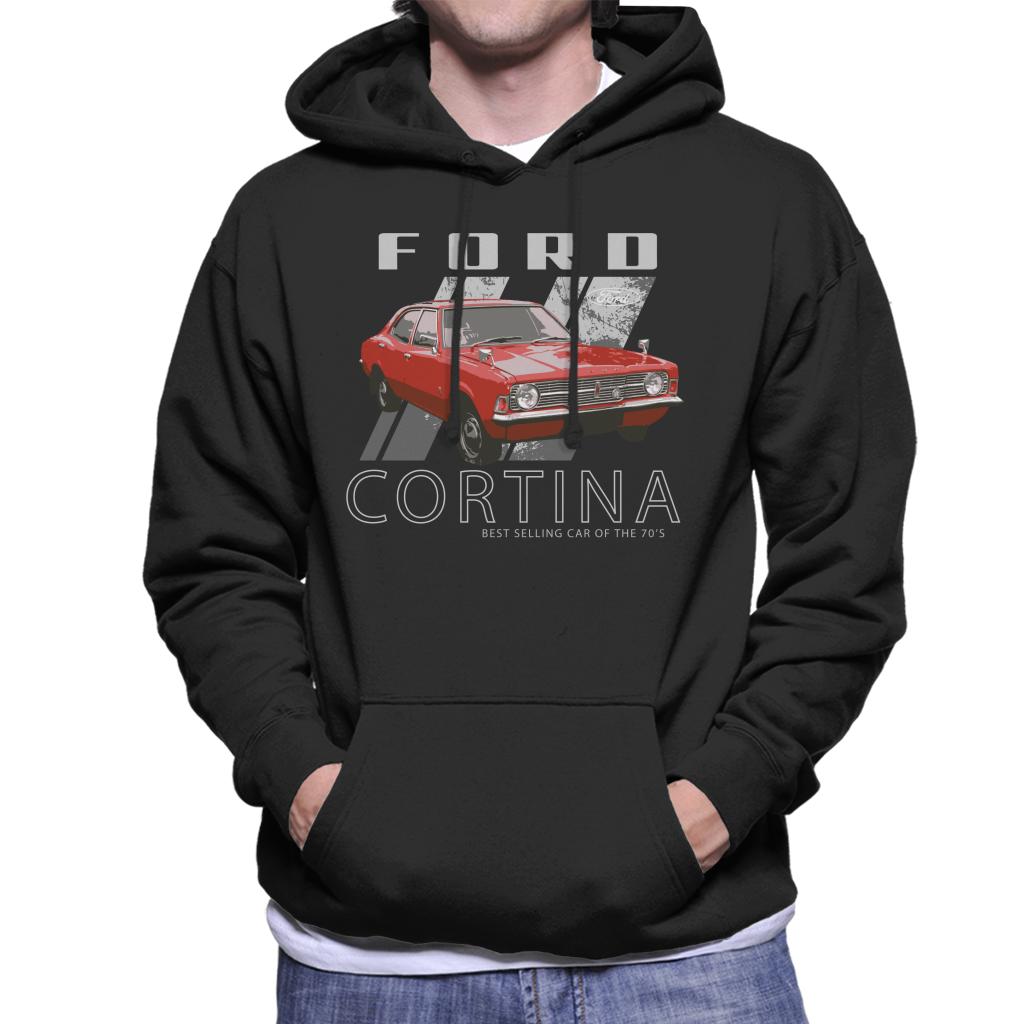 Ford Cortina Best Seller Of The 70s Men's Hooded Sweatshirt-ALL + EVERY