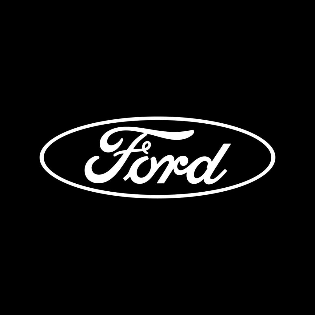 Ford Classic White Logo Men's T-Shirt-ALL + EVERY