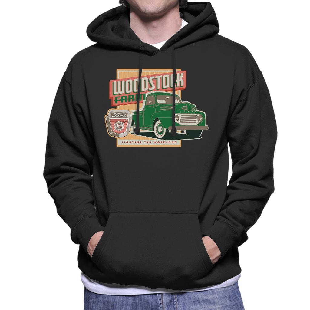 Ford Woodstock Farm Lightens The Workload Men's Hooded Sweatshirt-ALL + EVERY