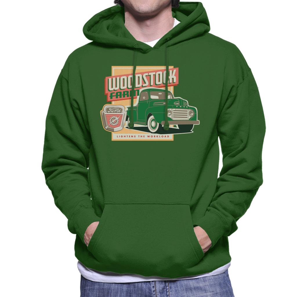 Ford Woodstock Farm Lightens The Workload Men's Hooded Sweatshirt-ALL + EVERY