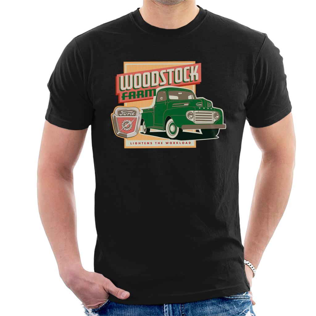 Ford Woodstock Farm Lightens The Workload Men's T-Shirt-ALL + EVERY