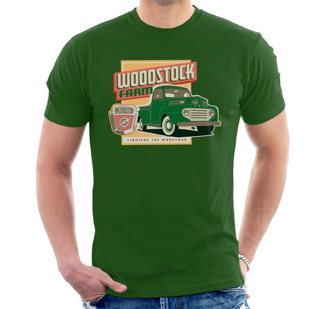 Ford Woodstock Farm Lightens The Workload Men's T-Shirt-ALL + EVERY