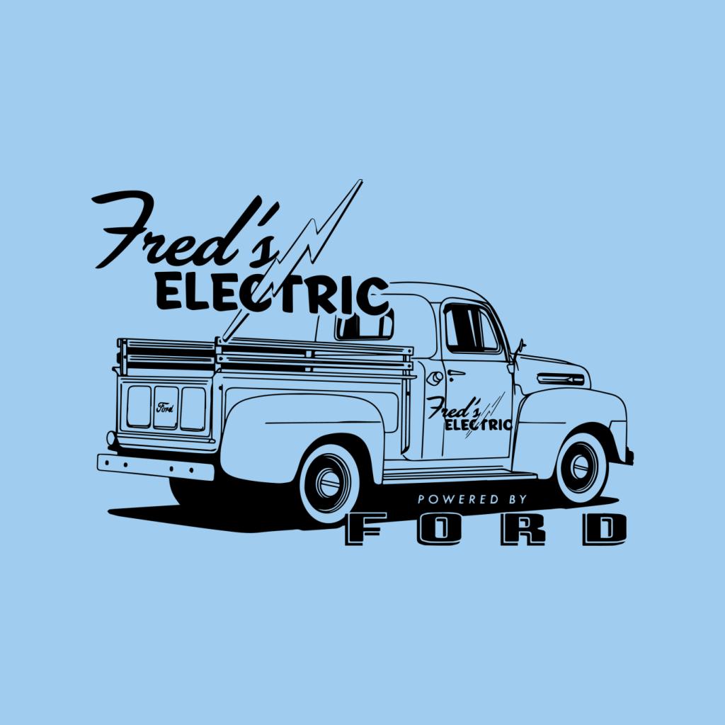 Ford Freds Electric Powered By Ford Men's T-Shirt-ALL + EVERY