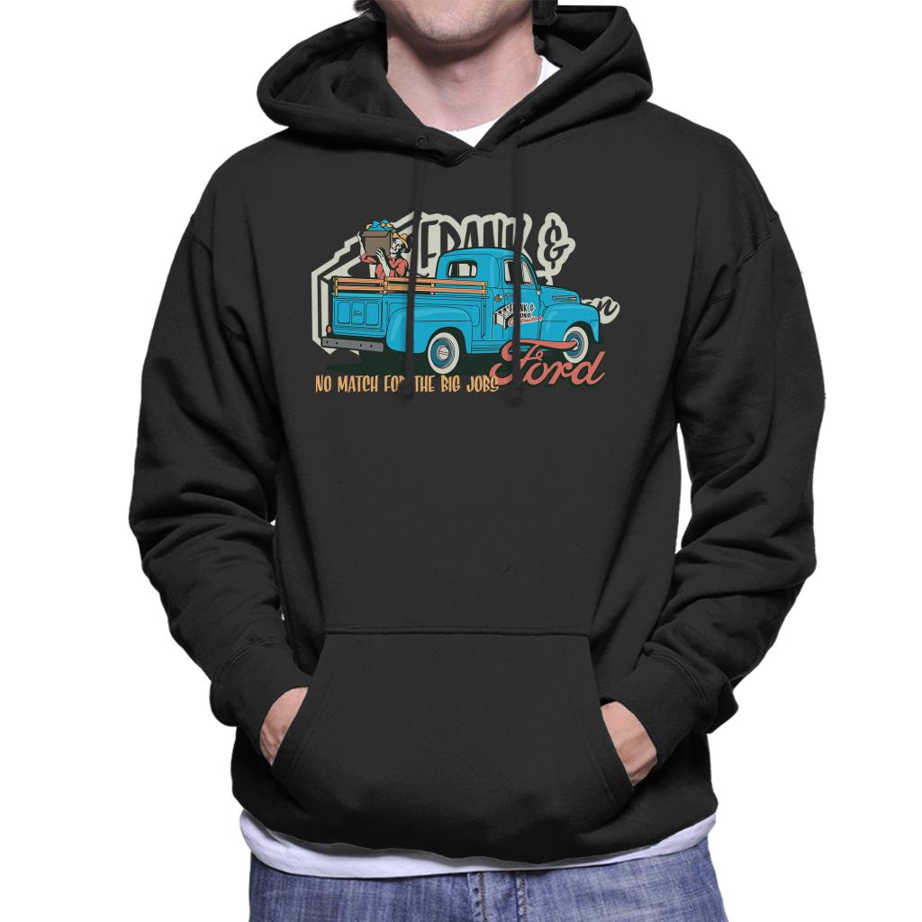 Ford Frank And Sons No Match For The Big Jobs Men's Hooded Sweatshirt-ALL + EVERY