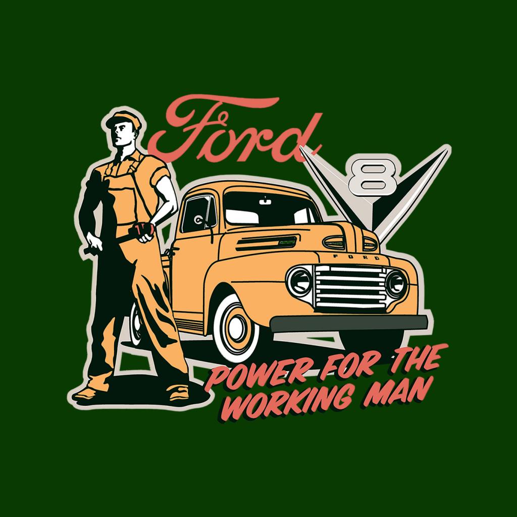 Ford Power For The Working Man Men's T-Shirt-ALL + EVERY