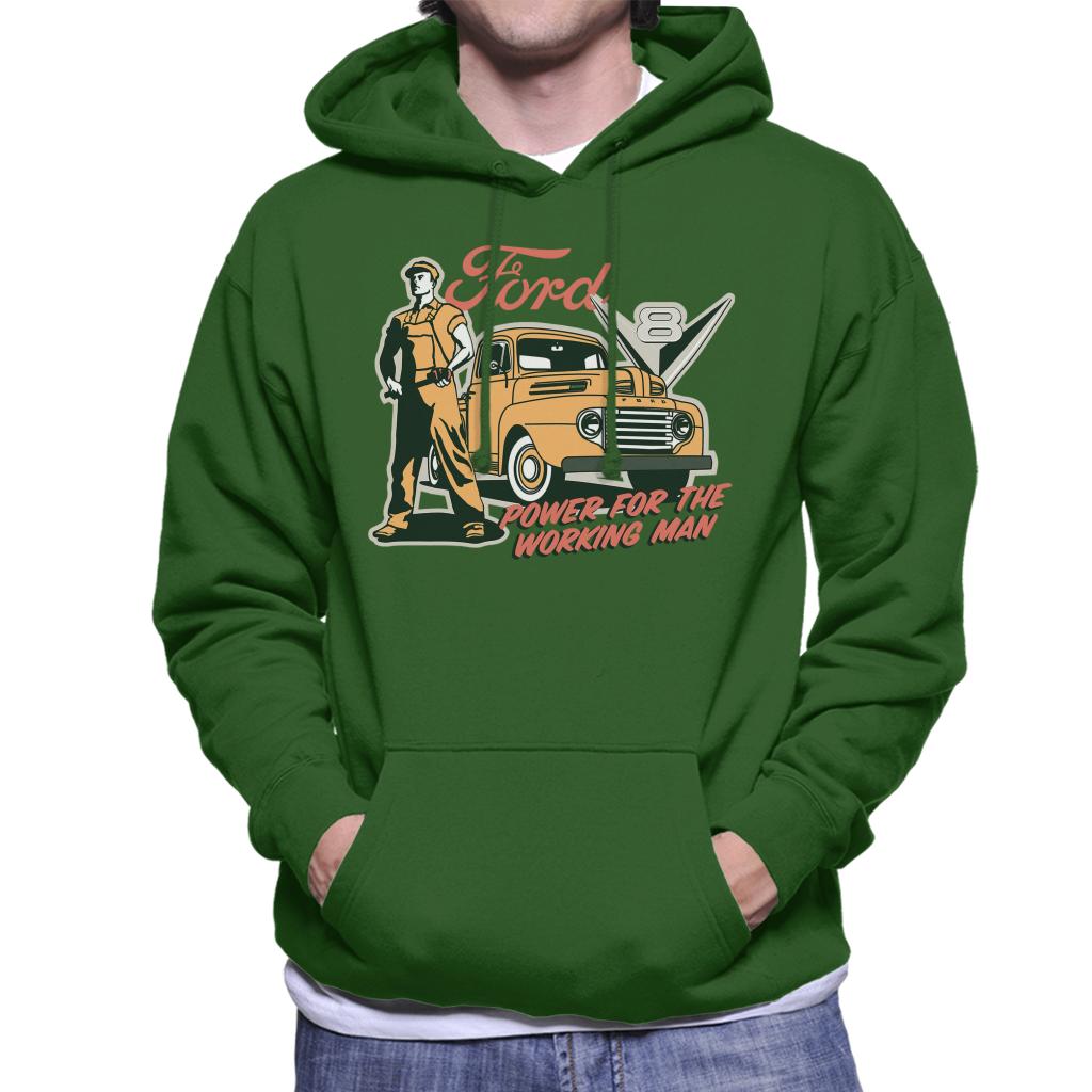 Ford Power For The Working Man Men's Hooded Sweatshirt-ALL + EVERY