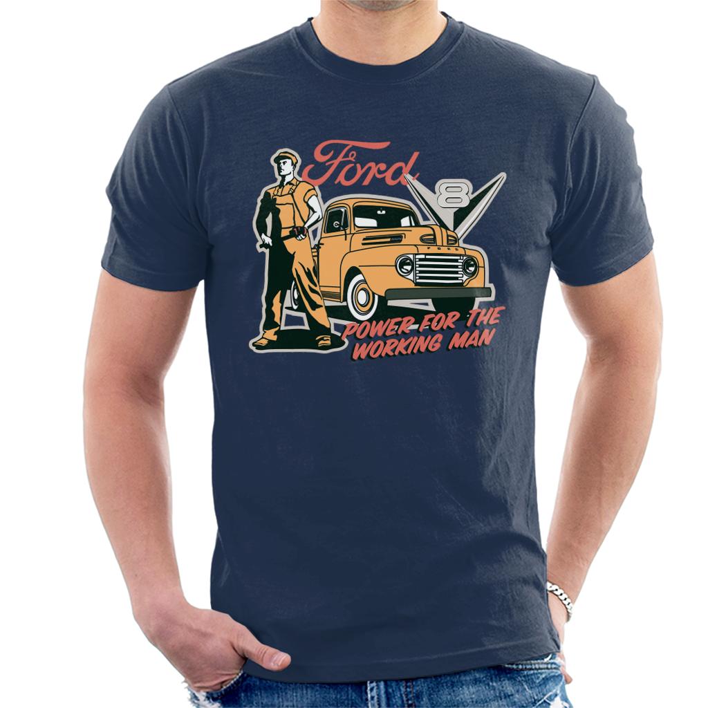 Ford Power For The Working Man Men's T-Shirt-ALL + EVERY