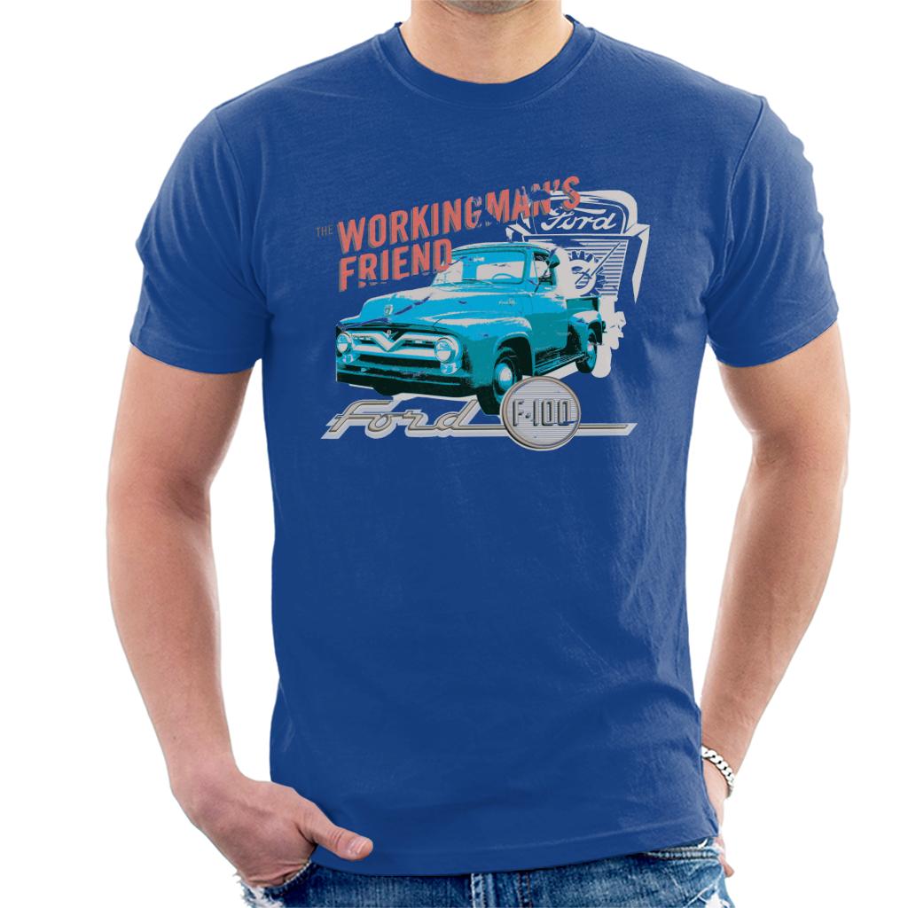 Ford The Workingmans Friend F 100 Men's T-Shirt-ALL + EVERY