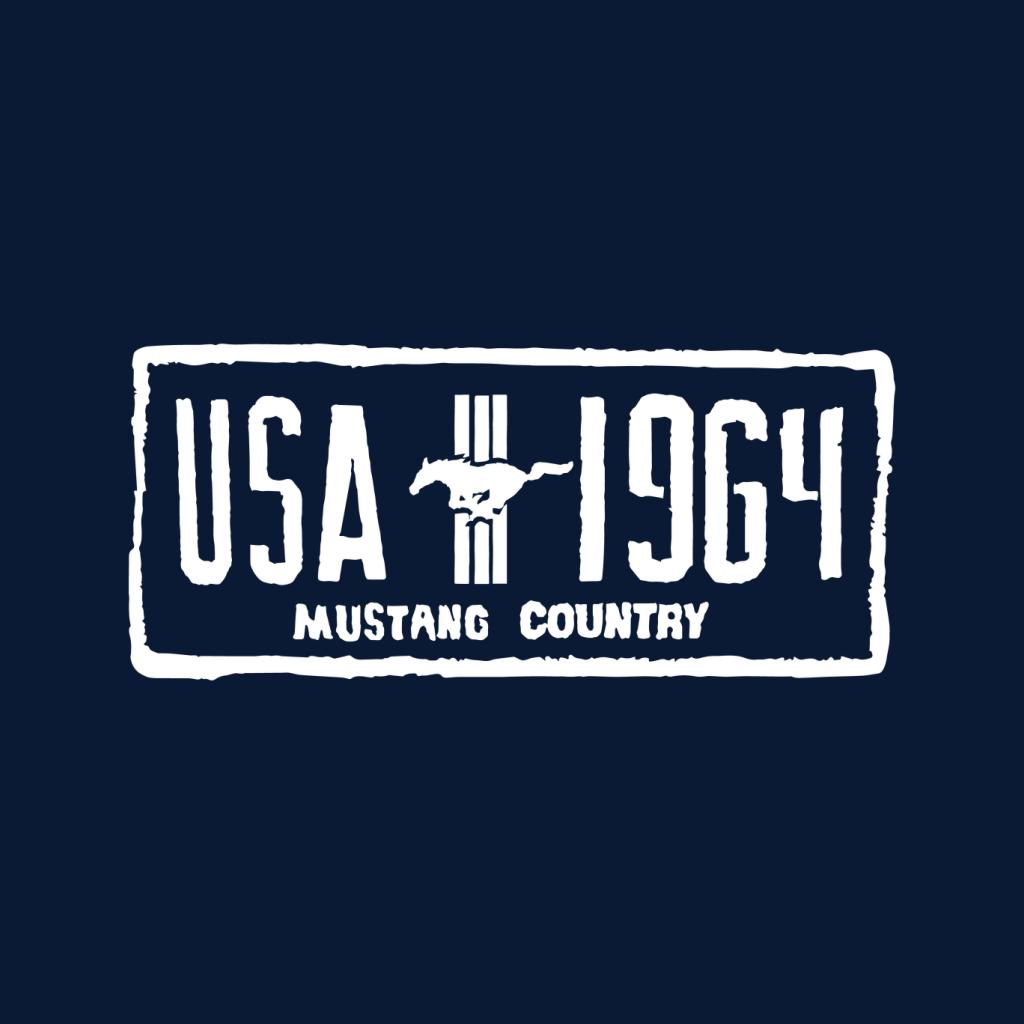 Ford USA 1964 Mustang Country Men's T-Shirt-ALL + EVERY