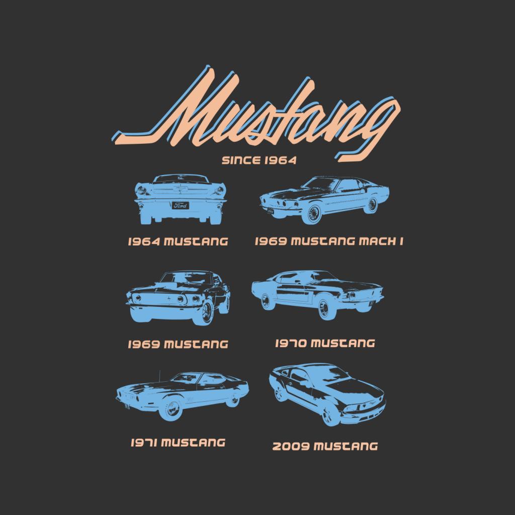 Ford Mustang Since 1964 History Men's T-Shirt-ALL + EVERY