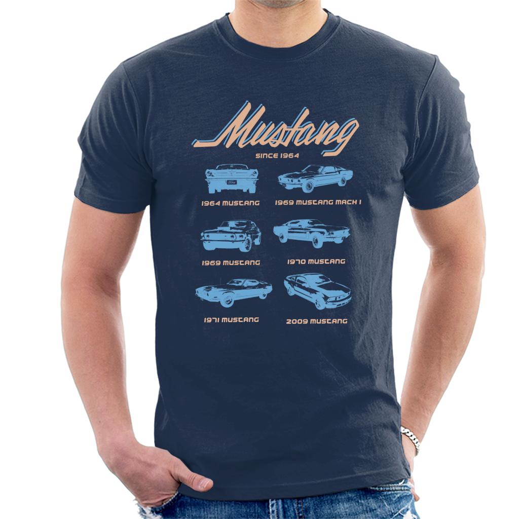 Ford Mustang Since 1964 History Men's T-Shirt-ALL + EVERY