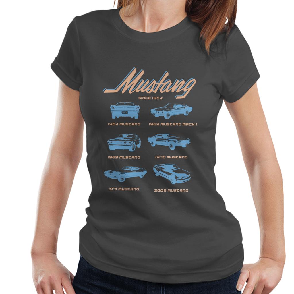 Ford Mustang Since 1964 History Women's T-Shirt-ALL + EVERY