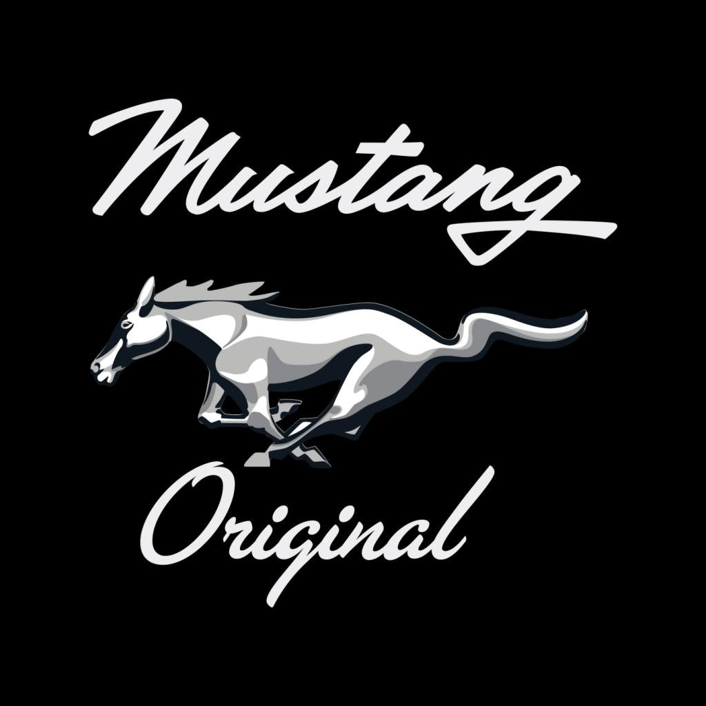 Ford Mustang Original Chrome Horse Logo Men's T-Shirt-ALL + EVERY