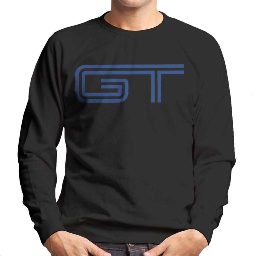 Ford GT Blue Classic Logo Men's Sweatshirt-ALL + EVERY