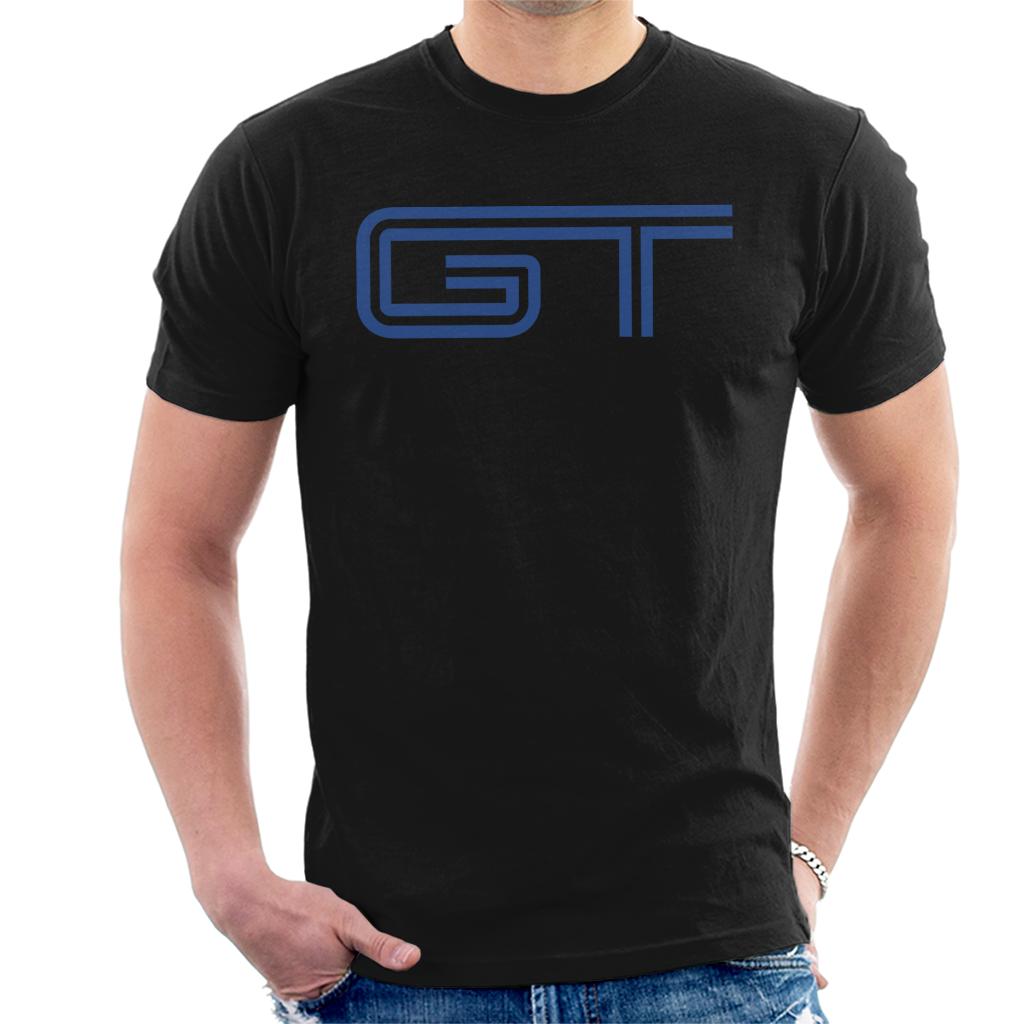 Ford GT Blue Classic Logo Men's T-Shirt-ALL + EVERY