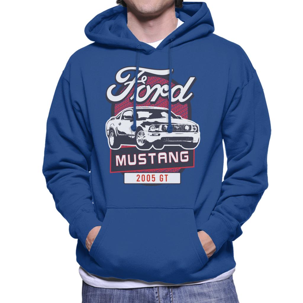 Ford Mustang 2005 GT Men's Hooded Sweatshirt-ALL + EVERY