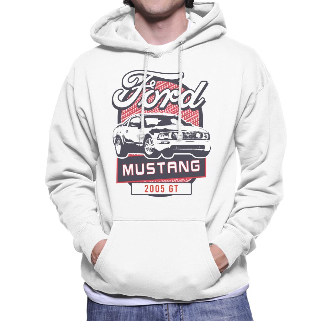 Ford Mustang 2005 GT Men's Hooded Sweatshirt-ALL + EVERY