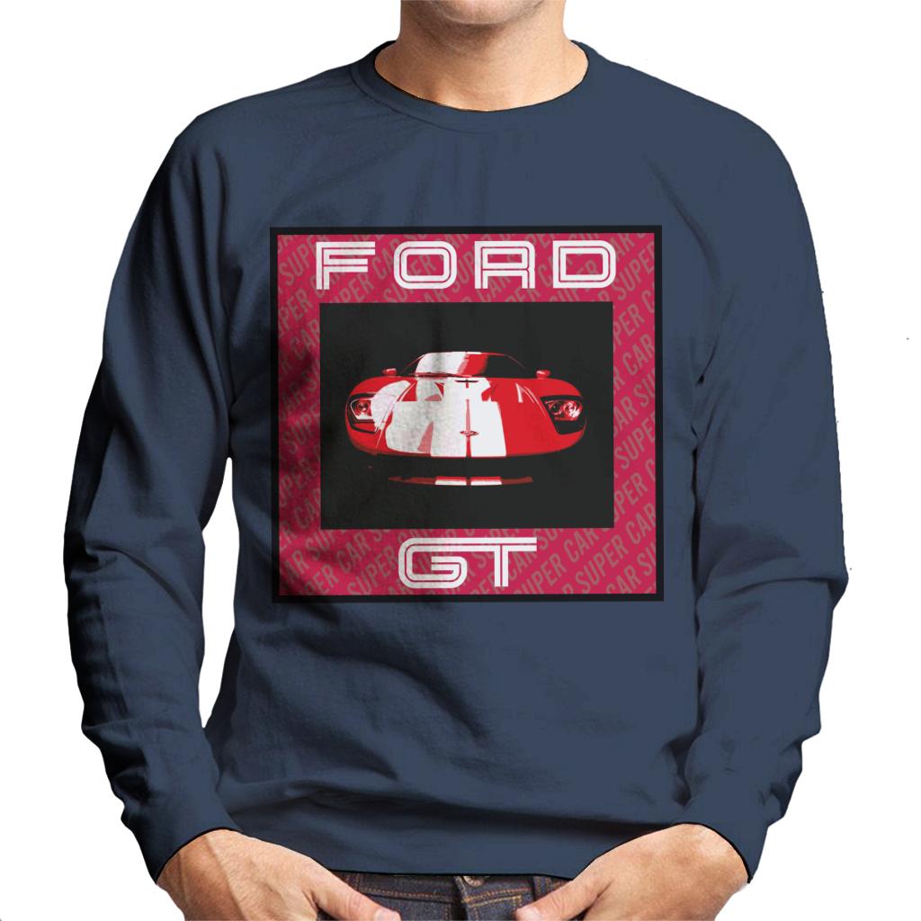 Ford GT Red Hood Men's Sweatshirt-ALL + EVERY