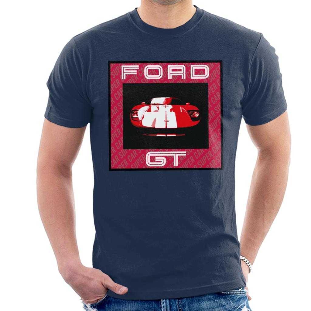 Ford GT Red Hood Men's T-Shirt-ALL + EVERY