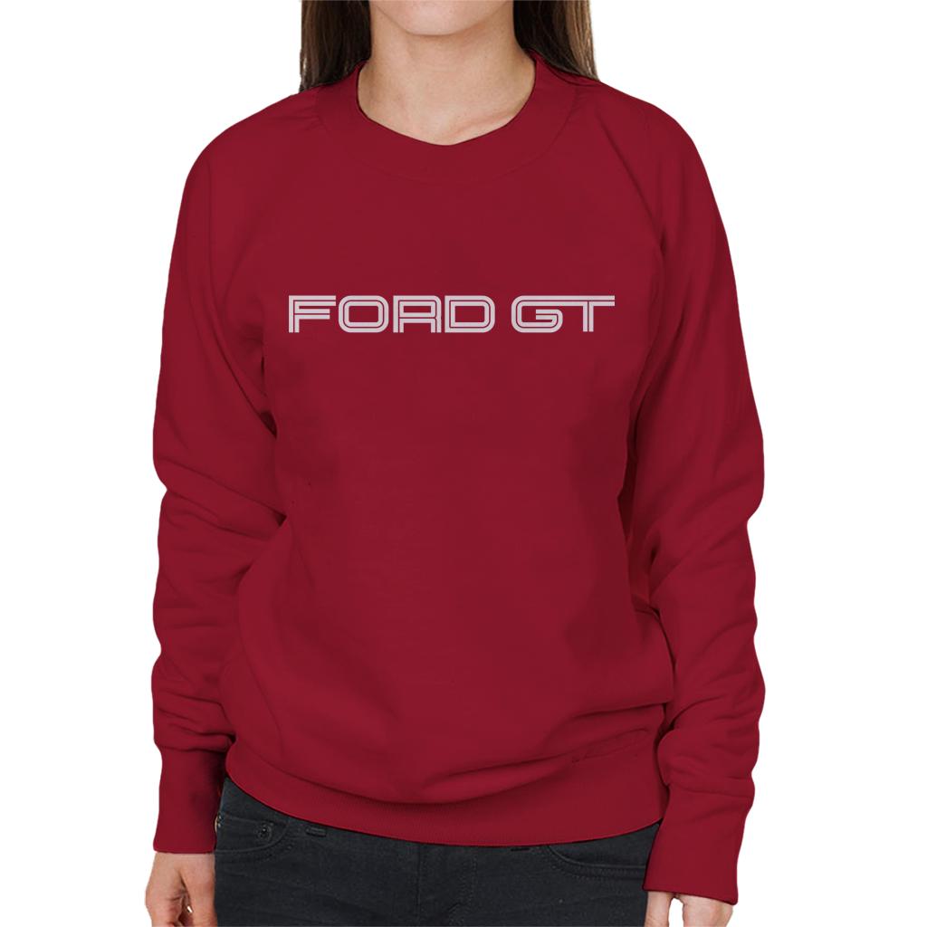 Ford GT Classic Logo Women's Sweatshirt-ALL + EVERY