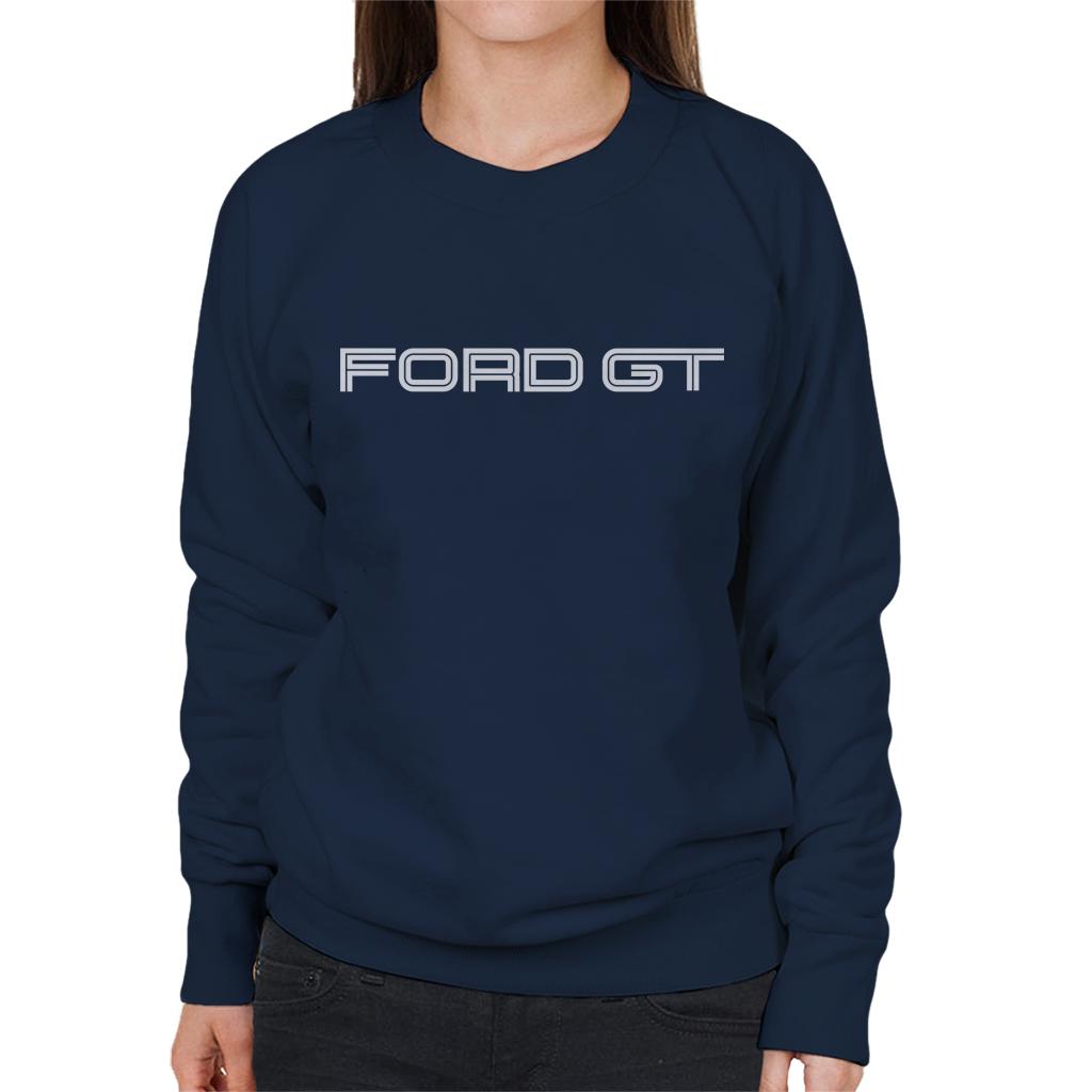 Ford GT Classic Logo Women's Sweatshirt-ALL + EVERY