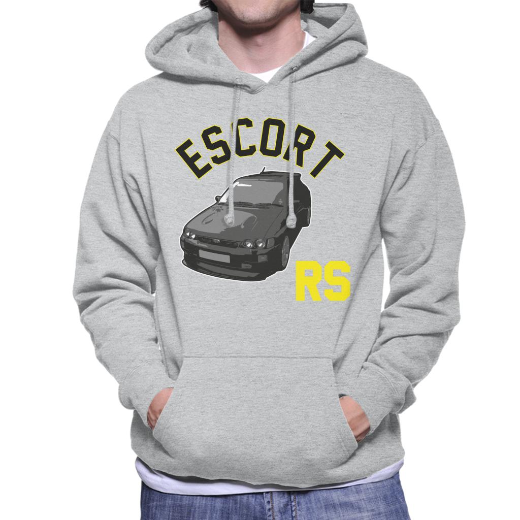 Ford Escort Black RS Cosworth Men's Hooded Sweatshirt-ALL + EVERY