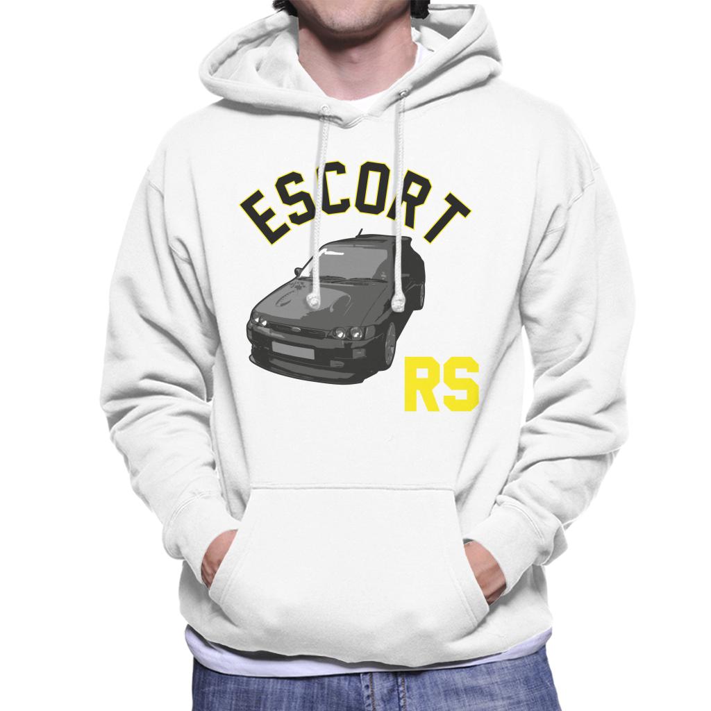 Ford Escort Black RS Cosworth Men's Hooded Sweatshirt-ALL + EVERY