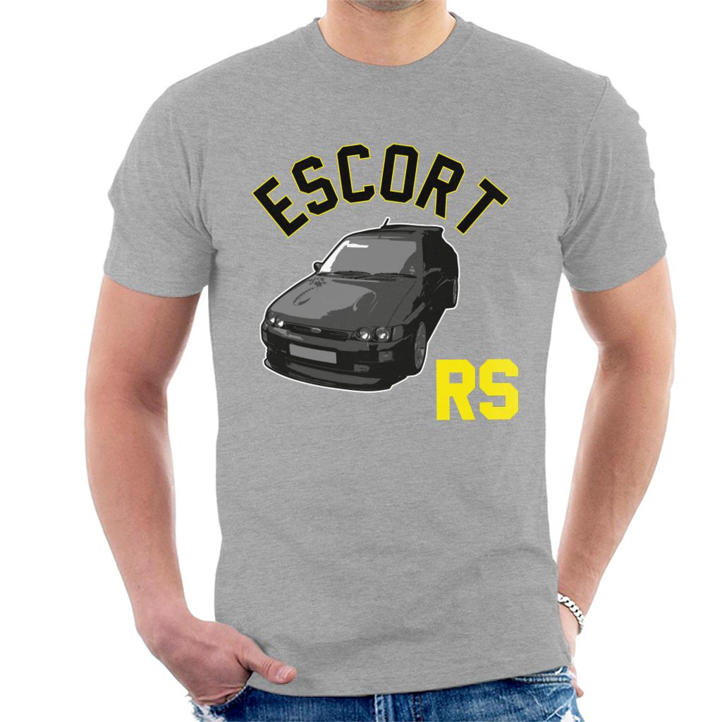 Ford Escort Black RS Cosworth Men's T-Shirt-ALL + EVERY