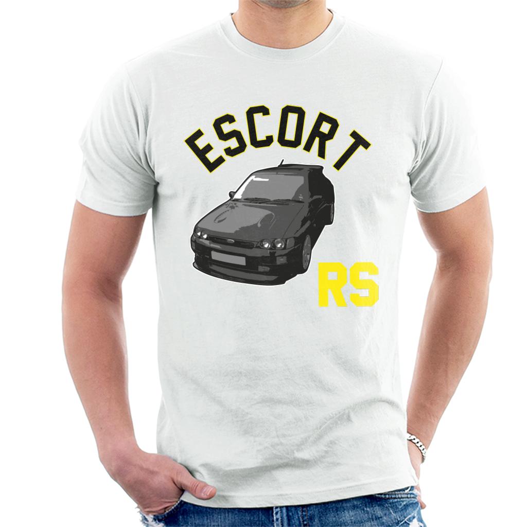 Ford Escort Black RS Cosworth Men's T-Shirt-ALL + EVERY