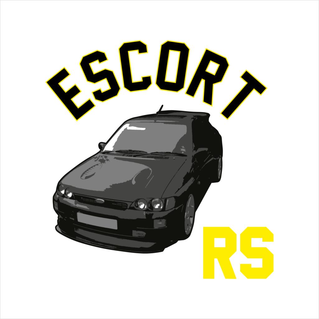 Ford Escort Black RS Cosworth Men's T-Shirt-ALL + EVERY