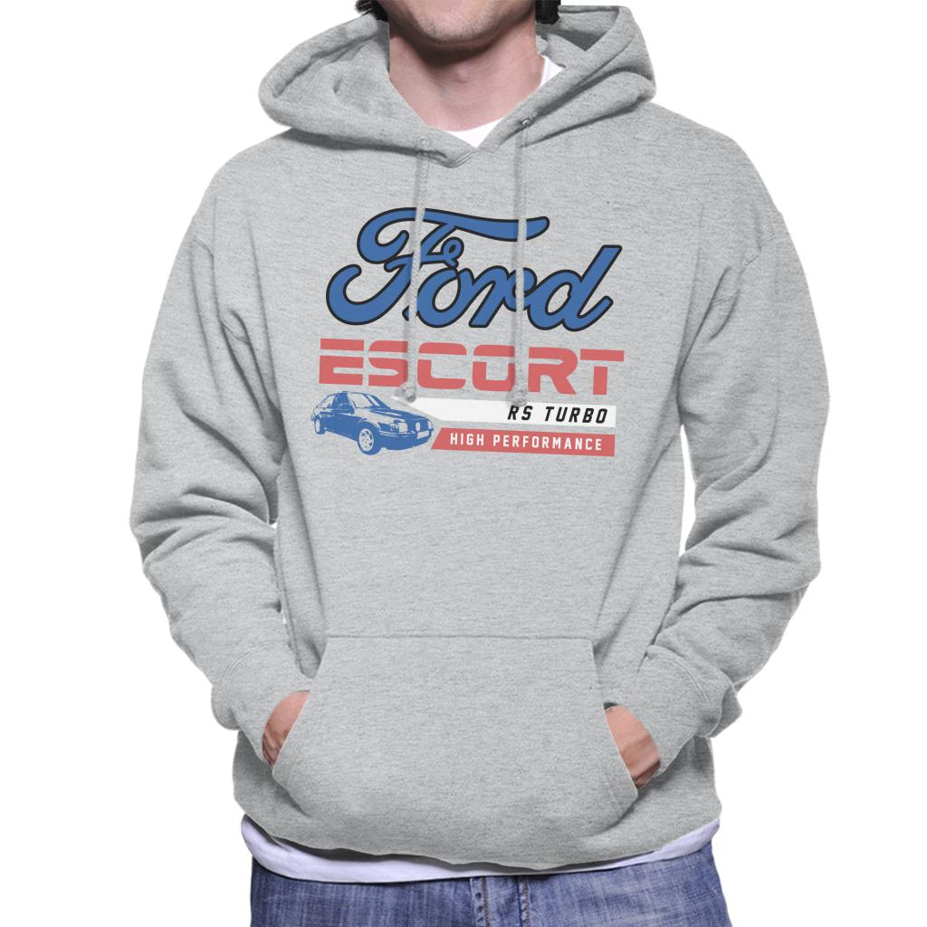 Ford Escort RS Turbo High Performance Men's Hooded Sweatshirt-ALL + EVERY