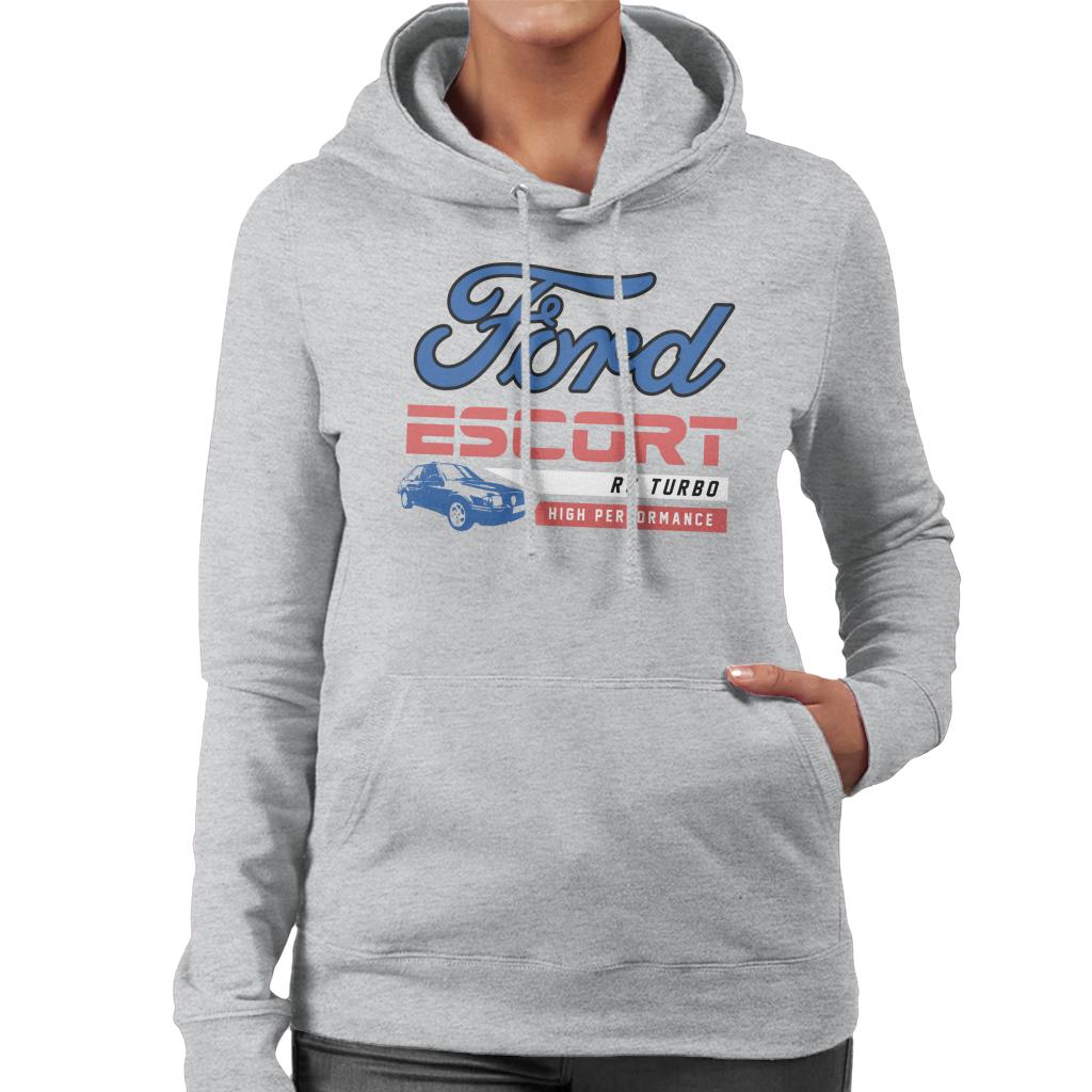 Ford Escort RS Turbo High Performance Women's Hooded Sweatshirt-ALL + EVERY