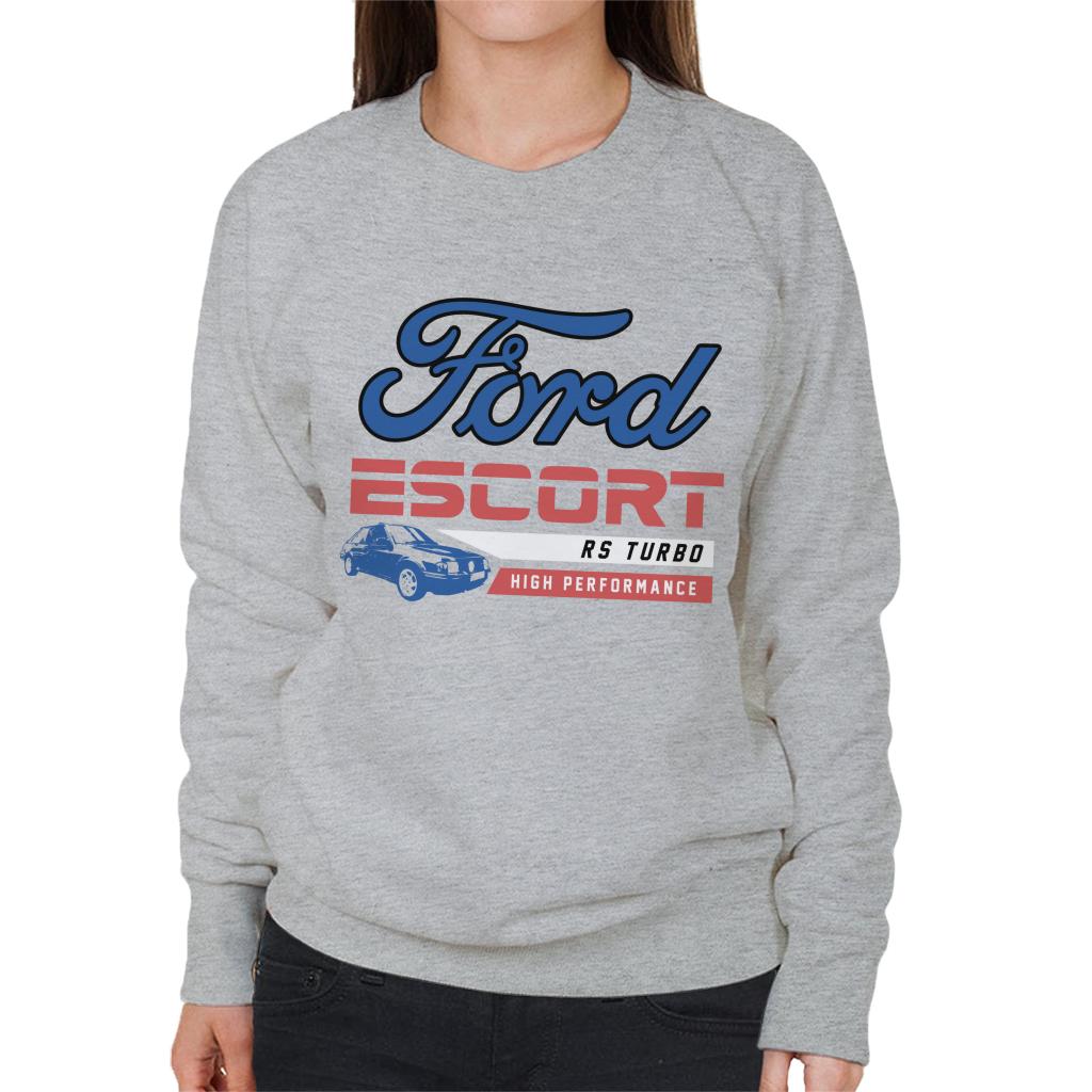 Ford Escort RS Turbo High Performance Women's Sweatshirt-ALL + EVERY