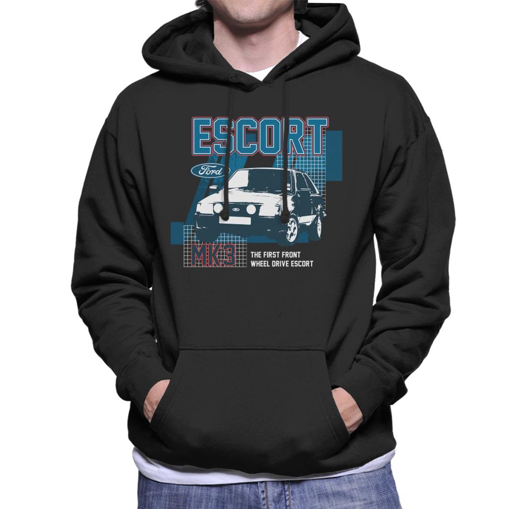 Ford Escort MK3 The First Front Wheel Drive Of Its Kind Men's Hooded Sweatshirt-ALL + EVERY