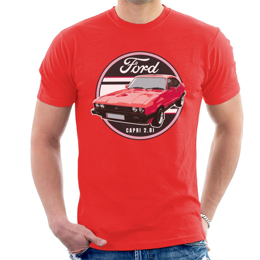 Ford Capri Red 2 8I Men's T-Shirt-ALL + EVERY