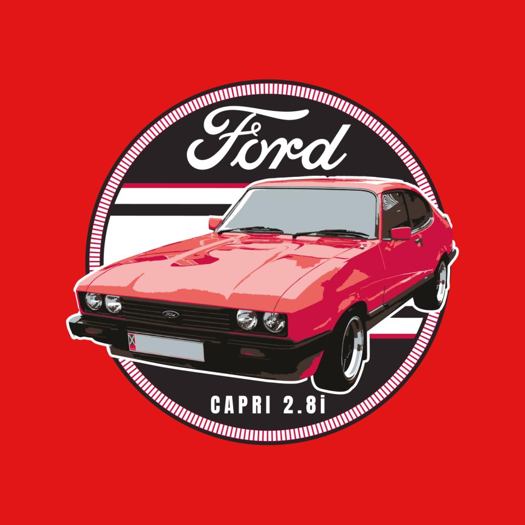 Ford Capri Red 2 8I Men's T-Shirt-ALL + EVERY