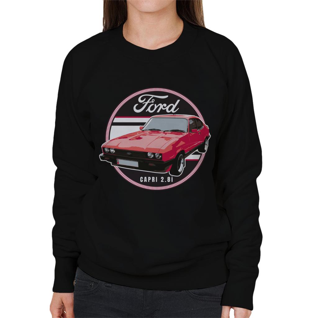 Ford Capri Red 2 8I Women's Sweatshirt-ALL + EVERY