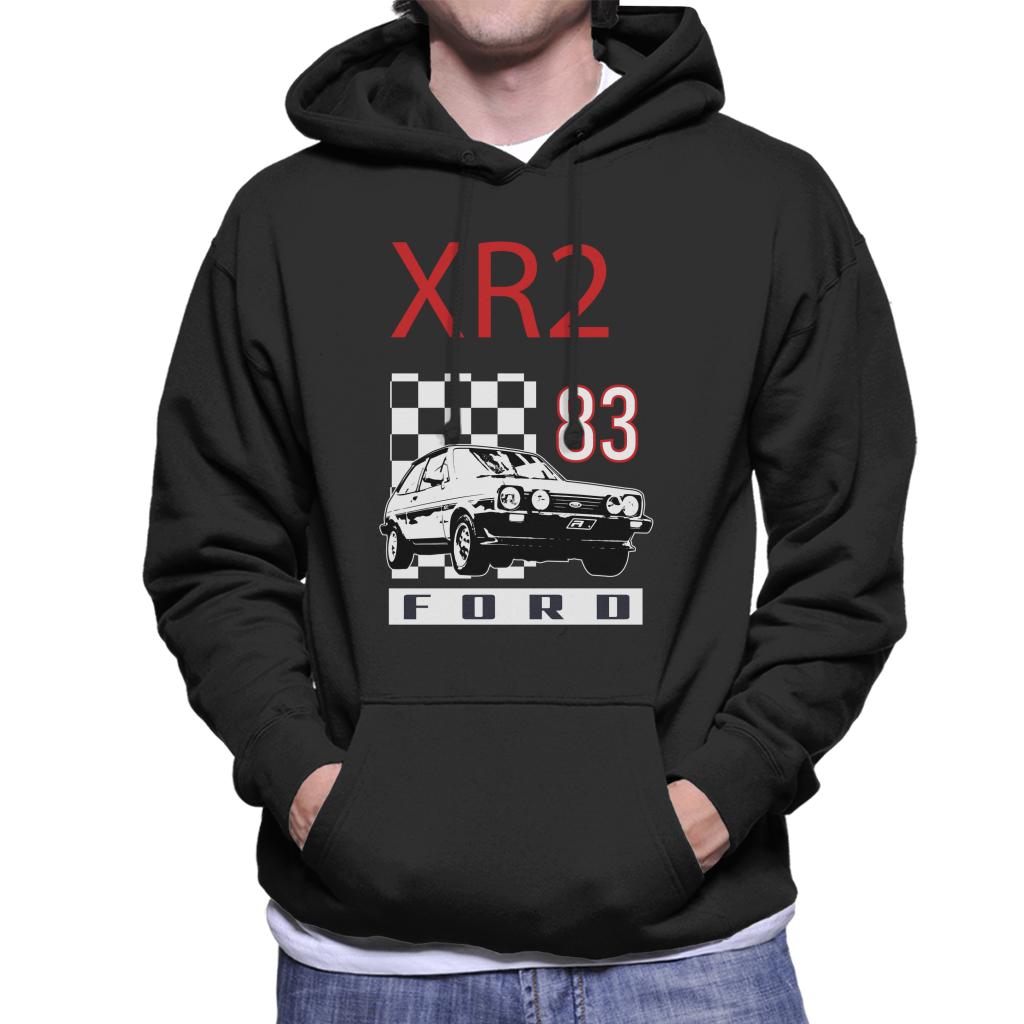 Ford XR2 83 Race Stripes Men's Hooded Sweatshirt-ALL + EVERY