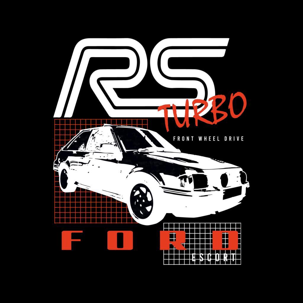 Ford Escort RS Turbo Front Wheel Drive Men's T-Shirt-ALL + EVERY