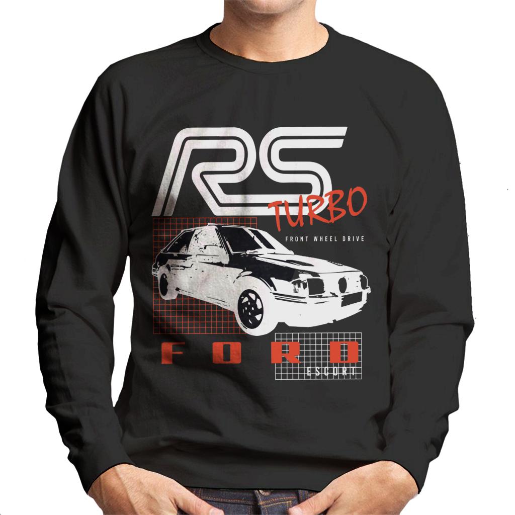 Ford Escort RS Turbo Front Wheel Drive Men's Sweatshirt-ALL + EVERY