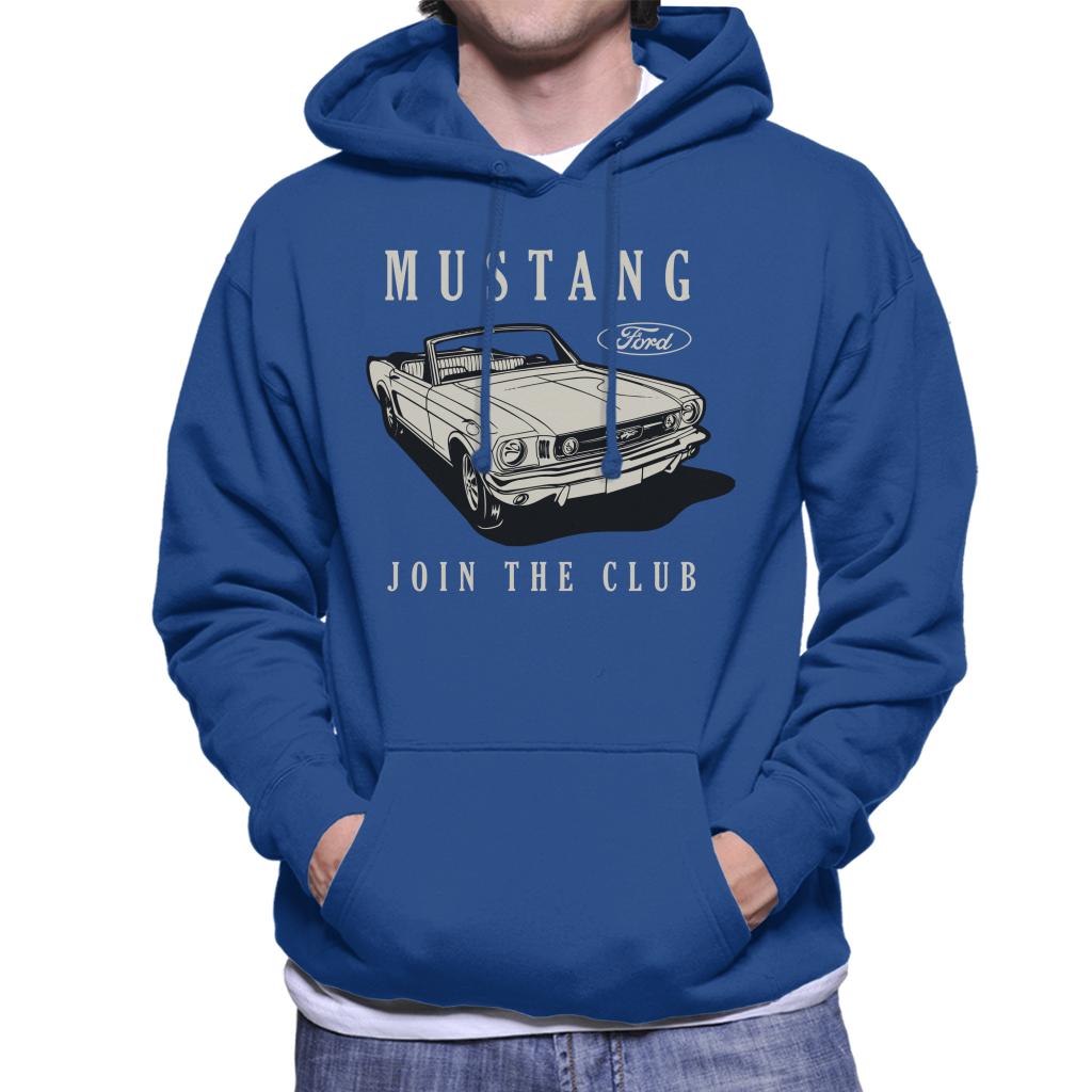 Ford Mustang Join The Club Men's Hooded Sweatshirt-ALL + EVERY