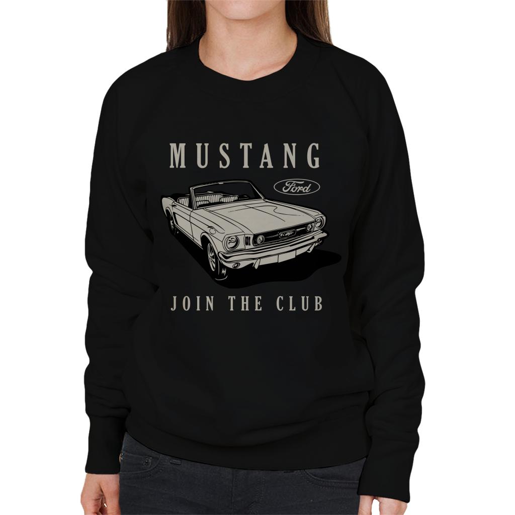 Ford Mustang Join The Club Women's Sweatshirt-ALL + EVERY