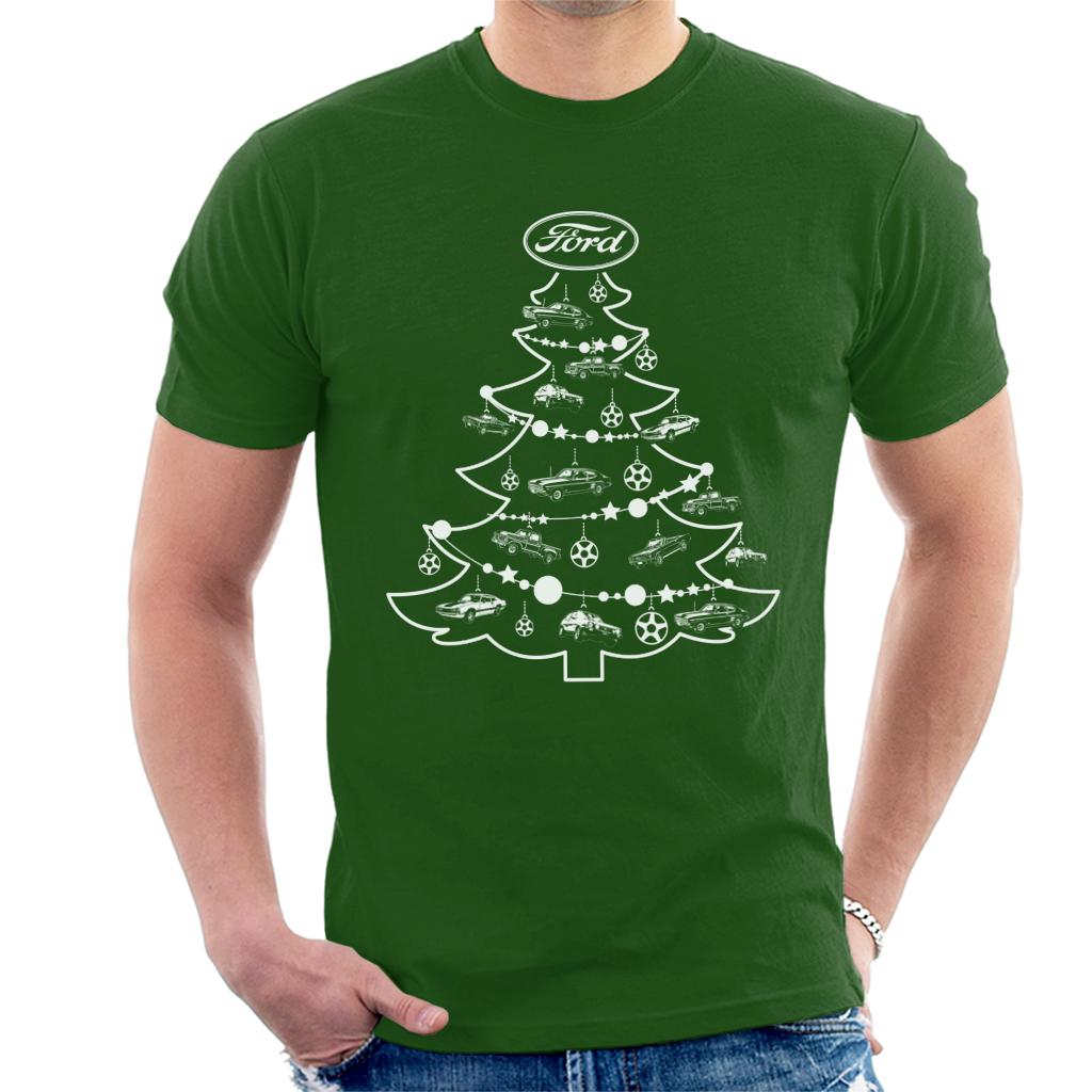 Ford Christmas Tree Baubles Men's T-Shirt-ALL + EVERY