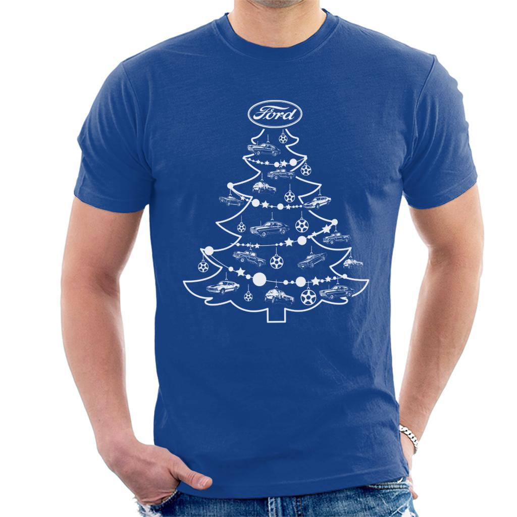 Ford Christmas Tree Baubles Men's T-Shirt-ALL + EVERY